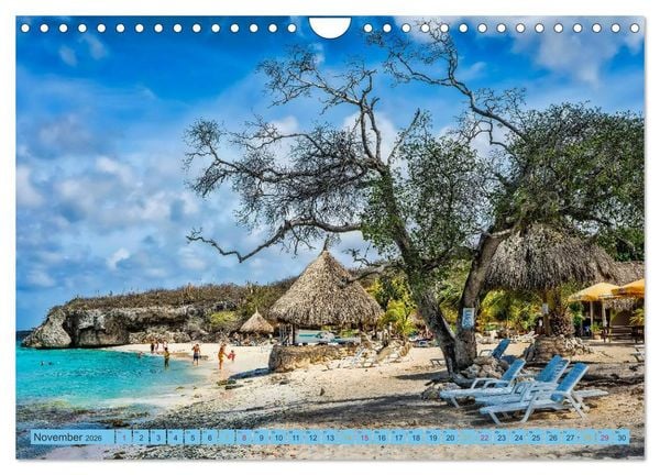 Produktbild: Cura&ccedil;ao - bunte Insel in der Karibik (Wandkalender 2026 DIN A4 quer), CALVENDO Monatskalender
