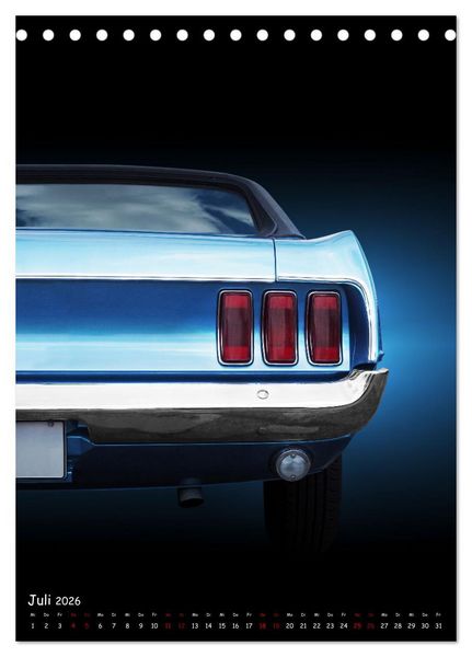 Produktbild: Amerikanische Autos 1950er bis 1980er Favoriten (Tischkalender 2026 DIN A5 hoch), CALVENDO Monatskalender