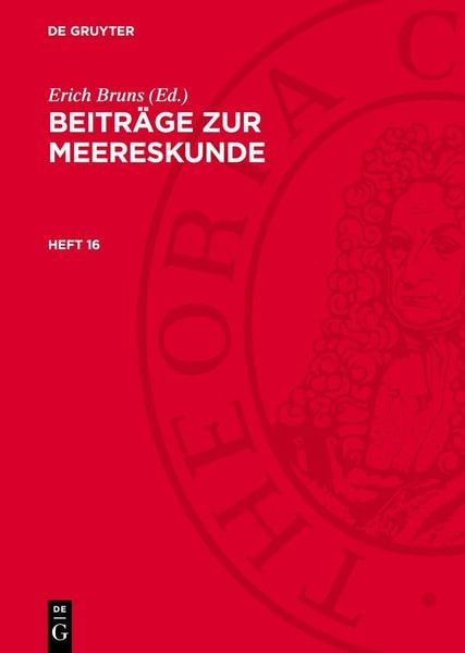Produktbild: Beitr&auml;ge zur Meereskunde. Heft 16
