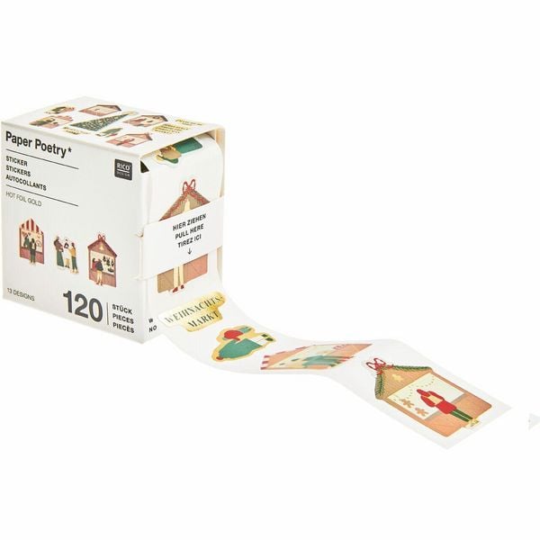 Produktbild: Mini Sticker Weihnachtsmarkt MIX