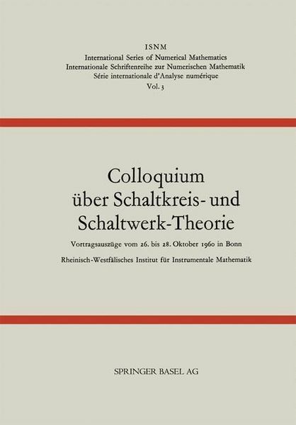 Produktbild: Colloquium &uuml;ber Schaltkreis- und Schaltwerk-Theorie