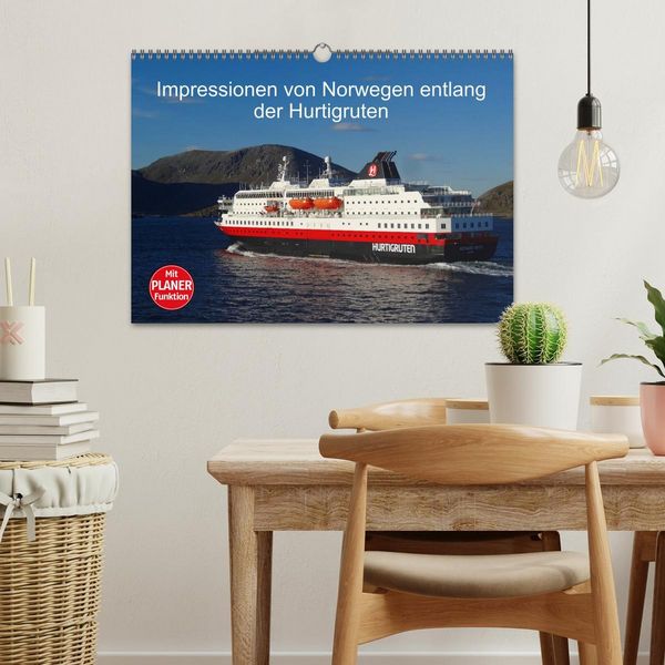 Produktbild: Impressionen von Norwegen entlang der Hurtigruten (Wandkalender 2026 DIN A3 quer), CALVENDO Monatskalender
