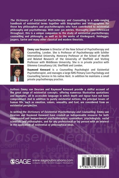 Produktbild: Dictionary of Existential Psychotherapy and Counselling