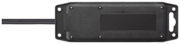 Produktbild: Sygonix SY-5145338 Steckdosenleiste Schwarz, Gr&uuml;n Schutzkontakt 1St.