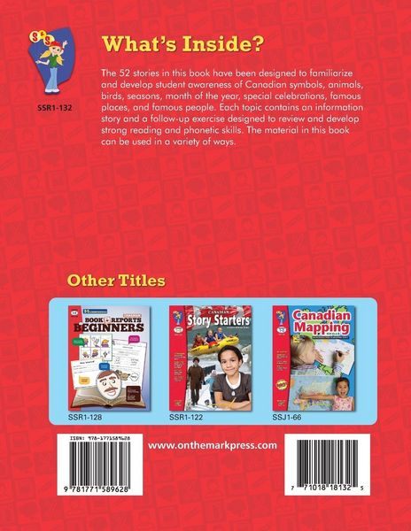 Produktbild: 52 Weekly Nonfiction Stories About Canada Grades 1-2