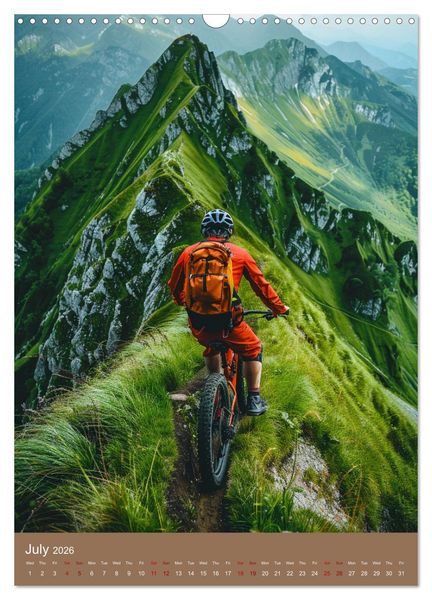 Produktbild: Downhill Adrenaline (Wall Calendar 2026 DIN A3 portrait), CALVENDO 12 Month Wall Calendar