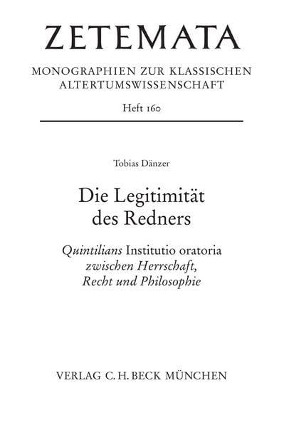 Produktbild: Die Legitimit&auml;t des Redners