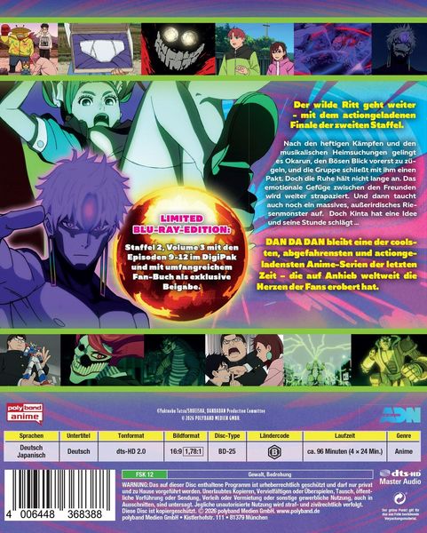 Produktbild: DAN DA DAN - Staffel 2, Volume 3 LTD. - Mit Fan-Buch