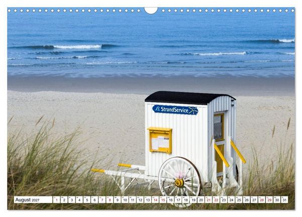 Produktbild: Wangerooge - Momente einer Reise (Wandkalender 2027 DIN A3 quer), CALVENDO Monatskalender