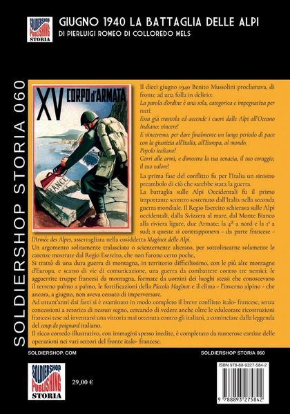 Produktbild: Giugno 1940 la battaglia delle Alpi