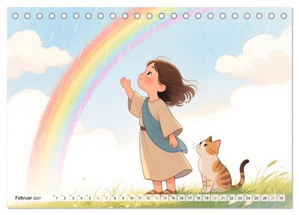 Produktbild: Luna, Minka und die Bibel (Tischkalender 2027 DIN A5 quer), CALVENDO Monatskalender