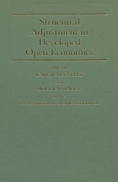 Produktbild: Structural Adjustment in Developed Open Economies