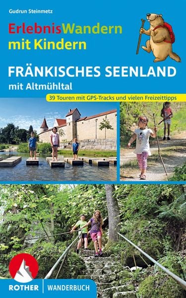 Produktbild: ROTHER Wanderbuch ErlebnisWandern mit Kindern Fr&auml;nkisches Seenland