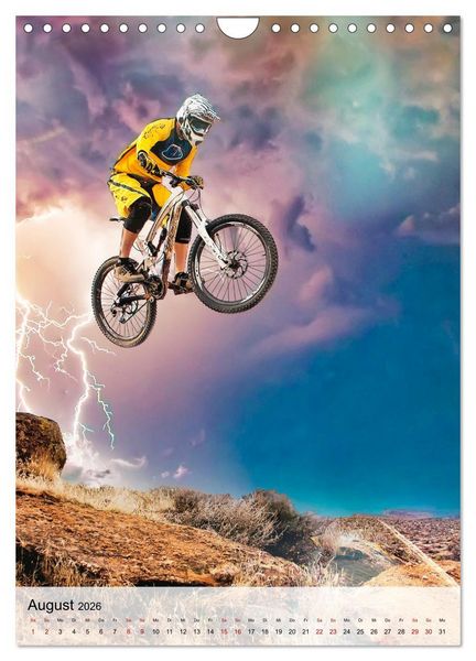 Produktbild: Mountainbike - einfach Spa&szlig; (Wandkalender 2026 DIN A4 hoch), CALVENDO Monatskalender