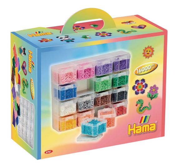 Produktbild: Sortierbox f&uuml;r HAMA-Perlen, gef&uuml;llt