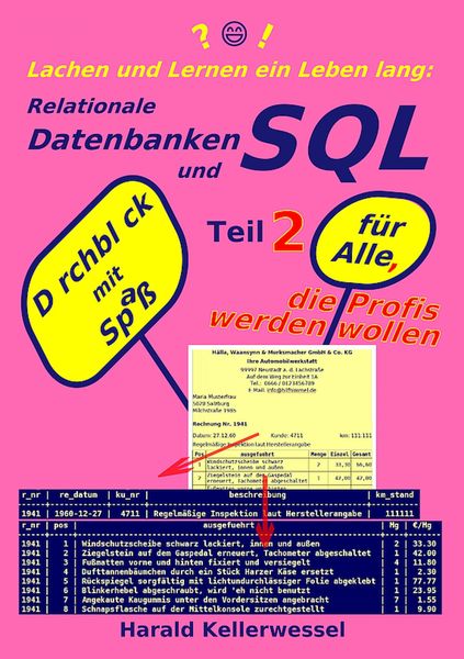 Produktbild: Lachen und Lernen ein Leben lang: Relationale Datenbanken und SQL Teil 2