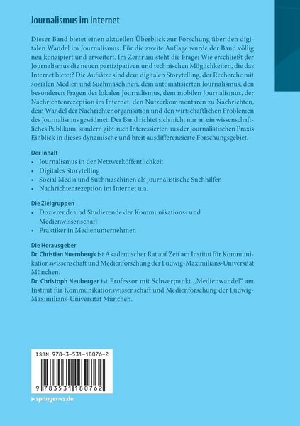 Produktbild: Journalismus im Internet