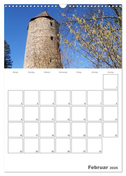 Produktbild: Weinheim an der Bergstra&szlig;e Planer (Wandkalender 2026 DIN A3 hoch), CALVENDO Monatskalender