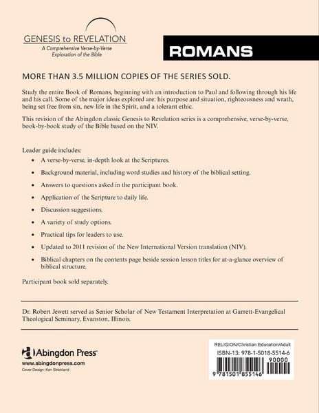 Produktbild: Genesis to Revelation: Romans Leader Guide