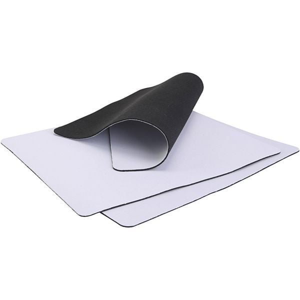 Produktbild: Creativ Company Mouse Pads, Gr&ouml;&szlig;e 20x24 cm, Wei&szlig;, 12 Stk