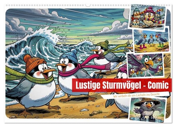Produktbild: Lustige Sturmv&ouml;gel - Comic (Wandkalender 2027 DIN A2 quer), CALVENDO Monatskalender