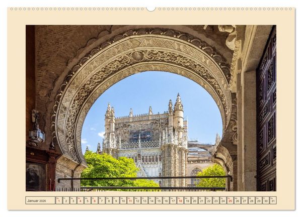 Produktbild: Ein Herz f&uuml;r Sevilla (Wandkalender 2026 DIN A2 quer), CALVENDO Monatskalender