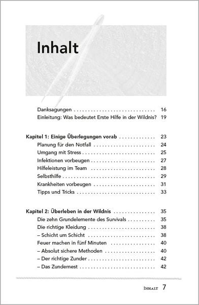 Produktbild: Bushcraft Erste Hilfe. Notfallversorgung in der Wildnis - schnell und einfach
