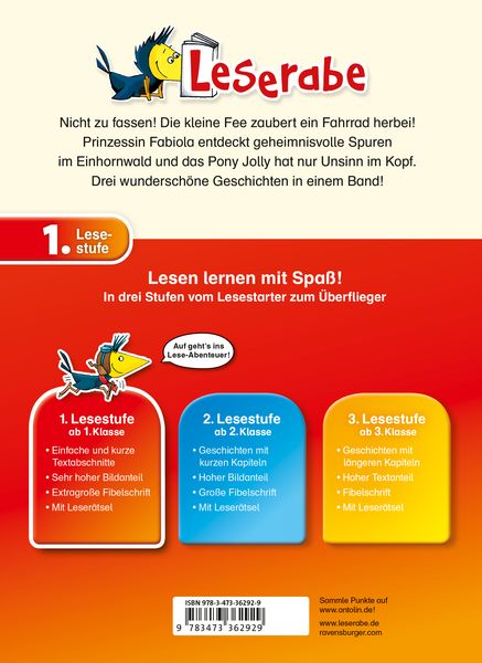 Produktbild: Leserabe Sonderausgaben - Zauberhafte Geschichten f&uuml;r Erstleser. Ponys, Feen und Prinzessinnen