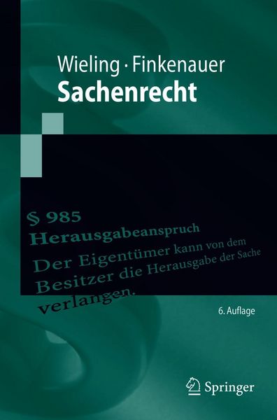 Produktbild: Sachenrecht