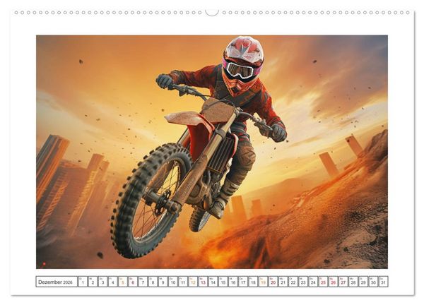Produktbild: Motorcross Welt (Wandkalender 2026 DIN A2 quer), CALVENDO Monatskalender