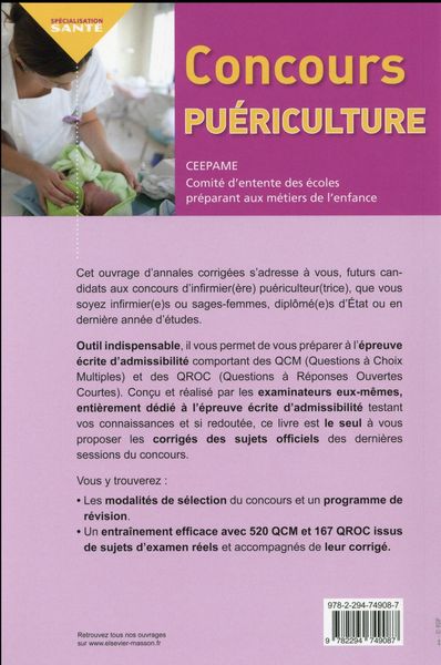 Produktbild: Concours puericultrice annales