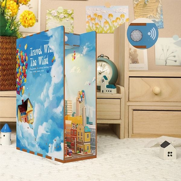 Book Nook DIY Bücherecke Travel with the Wind