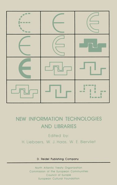 Produktbild: New Information Technologies and Libraries