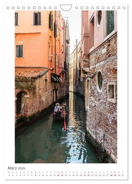Produktbild: Venedig anders sehen (Wandkalender 2026 DIN A4 hoch), CALVENDO Monatskalender