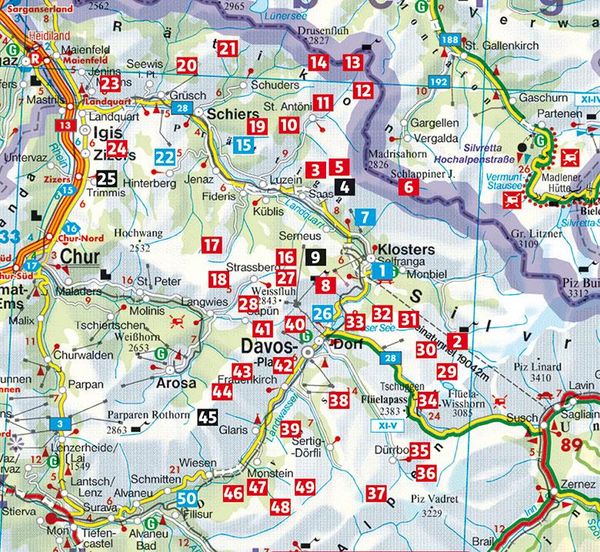 Produktbild: ROTHER Wanderf&uuml;hrer Davos - Pr&auml;ttigau