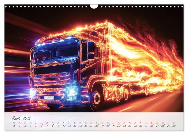 Produktbild: Giganten der Stra&szlig;e (Wandkalender 2026 DIN A3 quer), CALVENDO Monatskalender