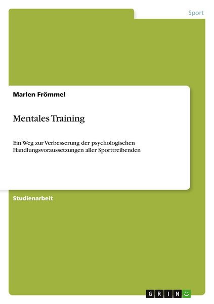 Produktbild: Mentales Training