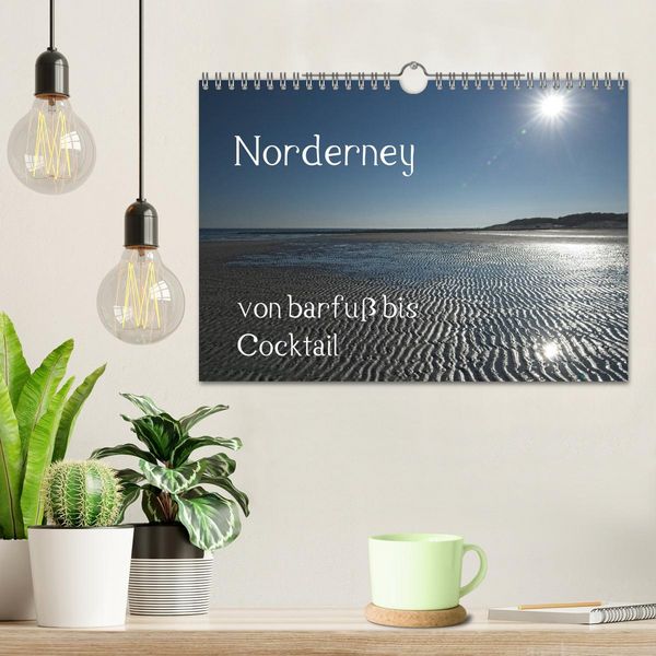 Produktbild: Norderney - von barfuss bis Cocktail (Wandkalender 2026 DIN A4 quer), CALVENDO Monatskalender