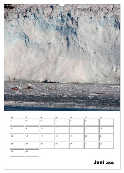 Produktbild: Die Eisberge von Ilulissat (hochwertiger Premium Wandkalender 2026 DIN A2 hoch), Kunstdruck in Hochglanz