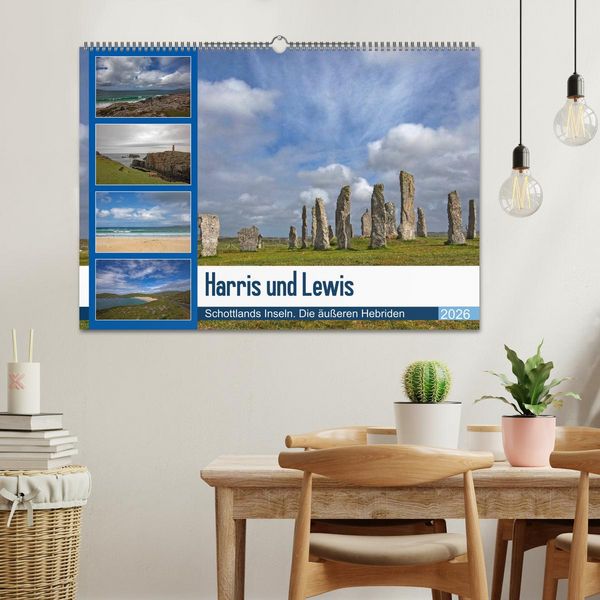 Produktbild: Harris und Lewis - Schottlands Inseln. Die &auml;u&szlig;eren Hebriden (Wandkalender 2026 DIN A2 quer), CALVENDO Monatskalender