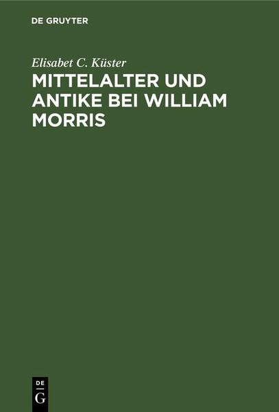 Produktbild: Mittelalter und Antike bei William Morris