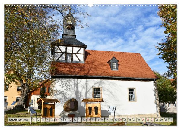 Produktbild: Wunderbares Th&uuml;ringen - besondere Dorfkirchen (hochwertiger Premium Wandkalender 2026 DIN A2 quer), Kunstdruck in Hochglanz