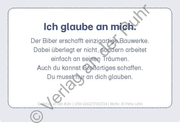 Produktbild: Stark wie ein Gorilla, mutig wie eine Löwin – Affirmationskärtchen für Kinder