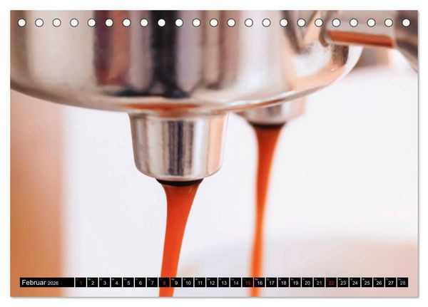 Produktbild: Espressozeit (Tischkalender 2026 DIN A5 quer), CALVENDO Monatskalender