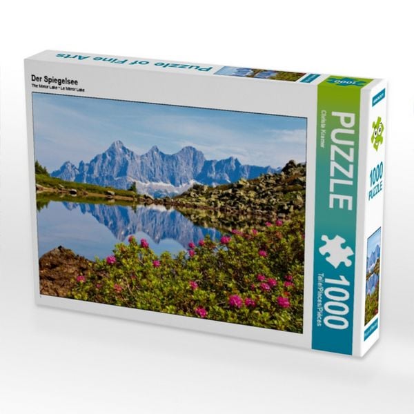 Produktbild: CALVENDO Puzzle Der Spiegelsee 1000 Teile Puzzle quer | 1000 Teile Lege-Gr&ouml;&szlig;e 64 &times; 48 cm Foto-Puzzle f&uuml;r gl&uuml;ckliche Stunden