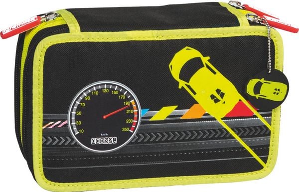 Produktbild: Federm&auml;ppchen &bdquo;Speed Control&ldquo; | 3 Rei&szlig;verschl&uuml;sse, schwarz