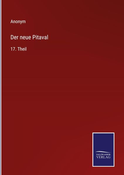 Produktbild: Der neue Pitaval