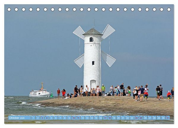 Produktbild: Gr&uuml;&szlig;e von Usedom (Tischkalender 2026 DIN A5 quer), CALVENDO Monatskalender