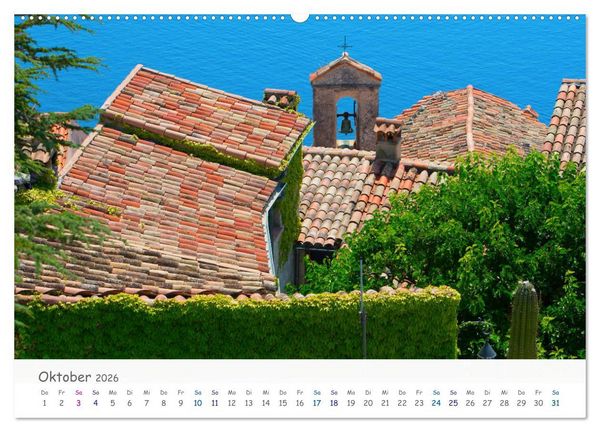 Produktbild: Provence-Alpes-C&ocirc;te d&rsquo;Azur (hochwertiger Premium Wandkalender 2026 DIN A2 quer), Kunstdruck in Hochglanz