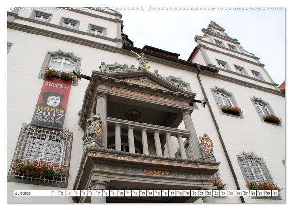 Produktbild: Die Lutherstadt Wittenberg (hochwertiger Premium Wandkalender 2026 DIN A2 quer), Kunstdruck in Hochglanz